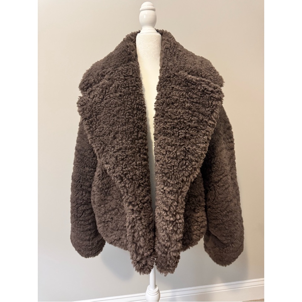 Cozy Brown Teddy Jacket